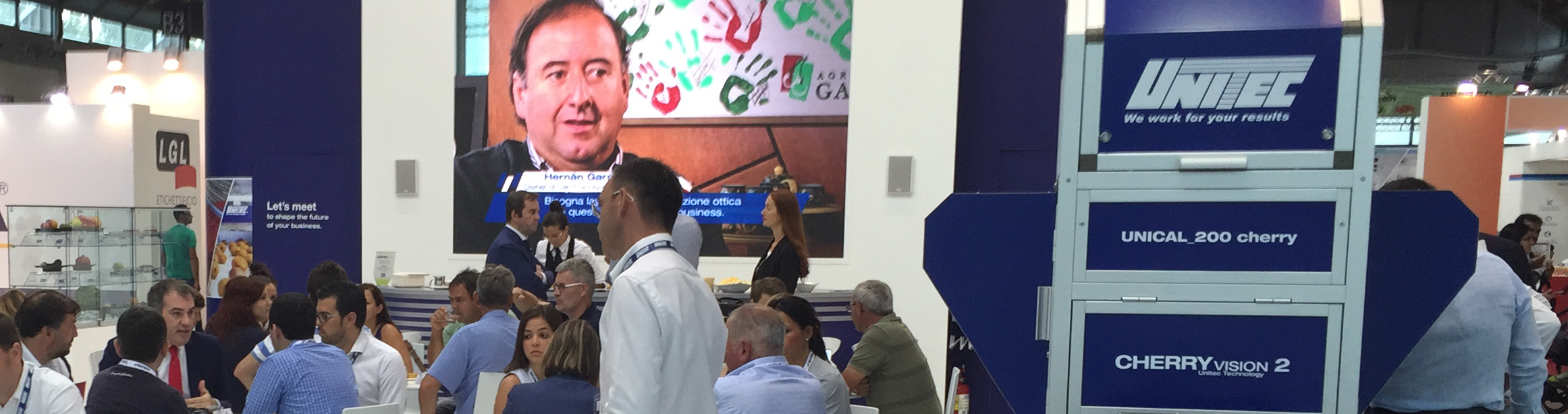 Группа Unitec представляет официально Unisorting на выставке Macfrut 2016